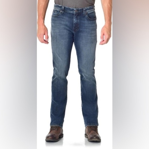 Fidelity Denim Jimmy Slim Straight Leg Jeans in Zurich Blue | NEW/NWT!!👖💙🧢 - Picture 1 of 8